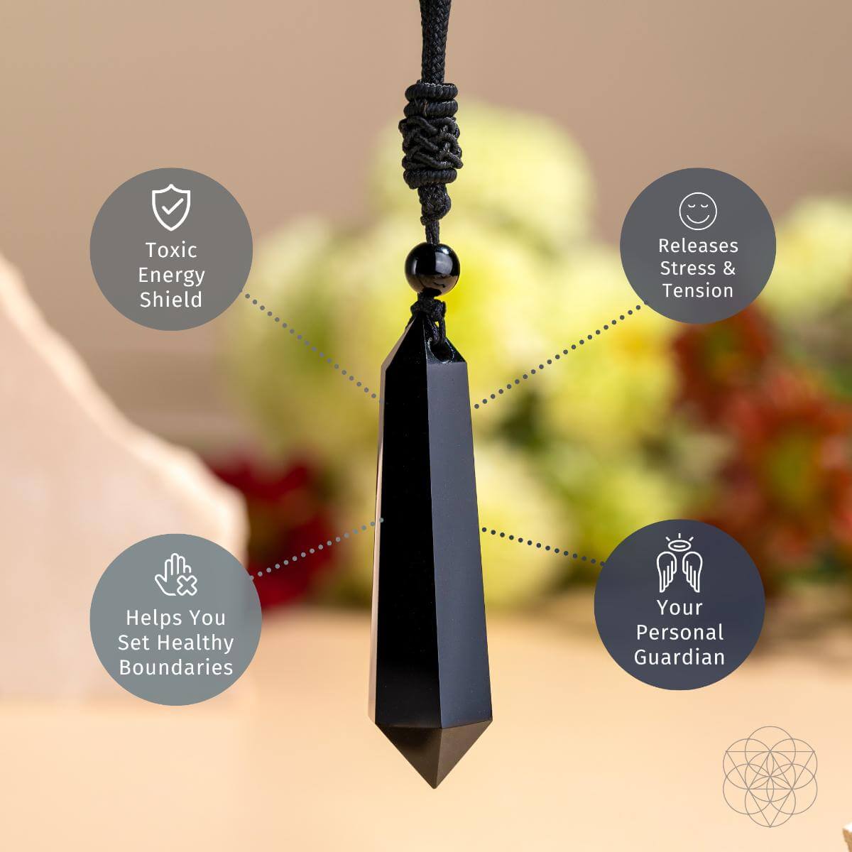 The Black Obsidian Talisman of Protection
